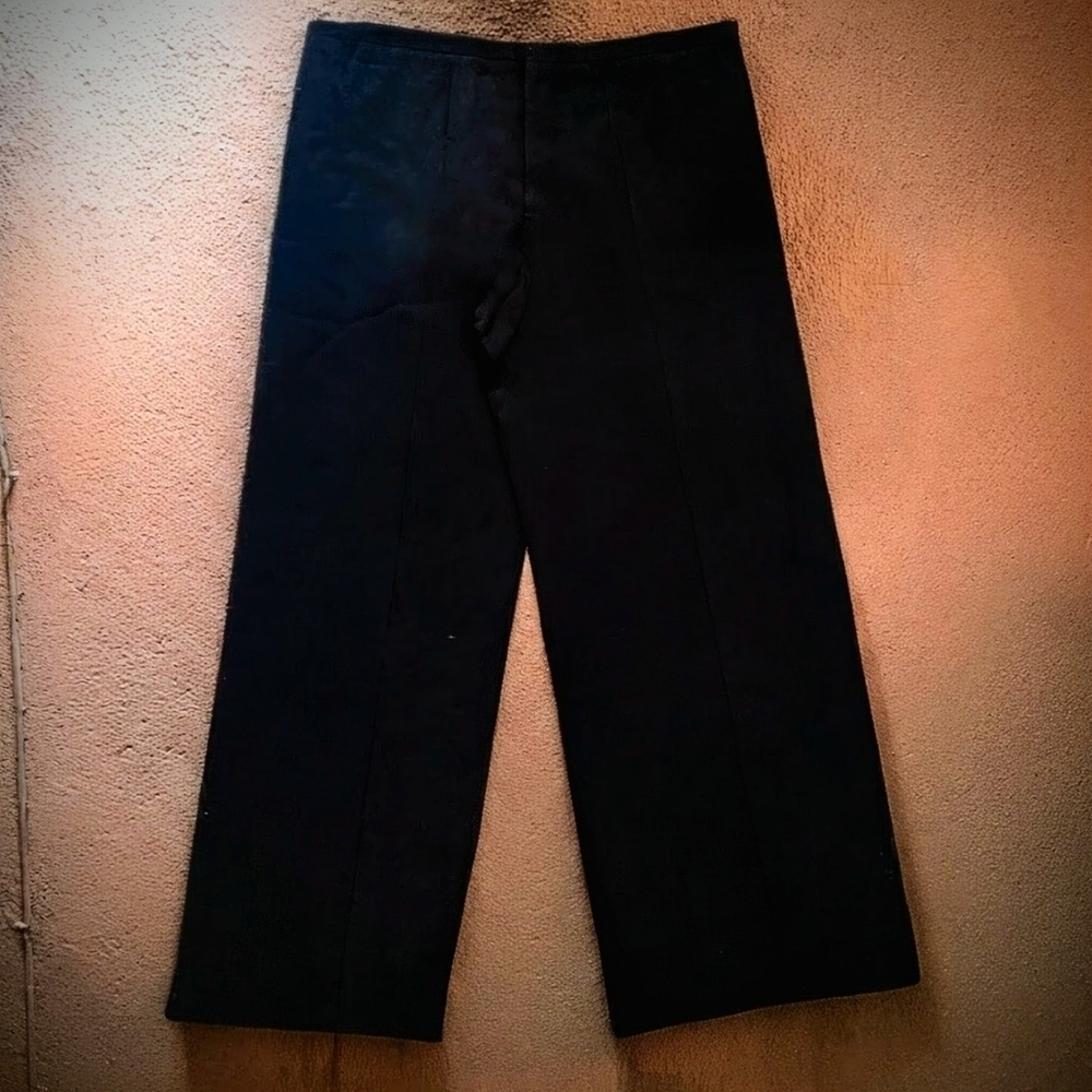 Ellen Tracy Elegant Black Dress Pants. Wide Leg, Size 18